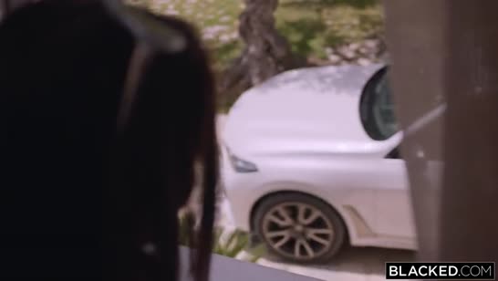 Стройная Milena Ray пригласила негра на пляж 1